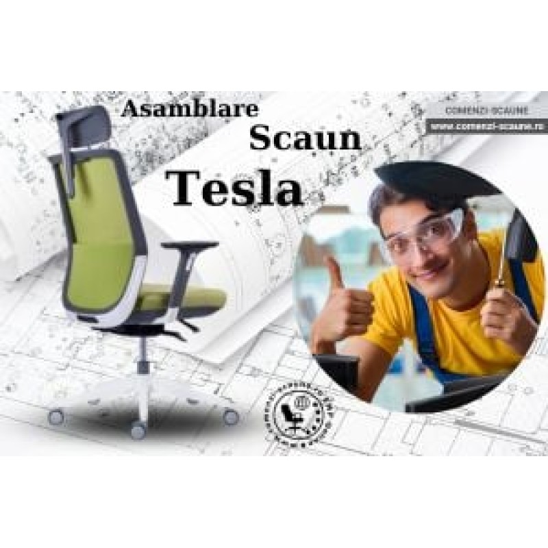 Instrucțiuni de asamblare și montaj scaun birou Tesla