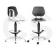 Scaune profesionale laborator, atelier, industriale, 1260 PU EXT