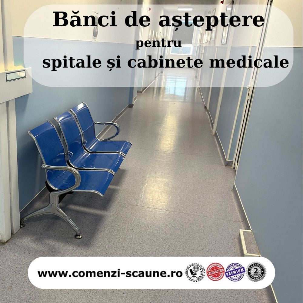 Bancă pentru sală de așteptare în spital sau cabinet medical CS-7