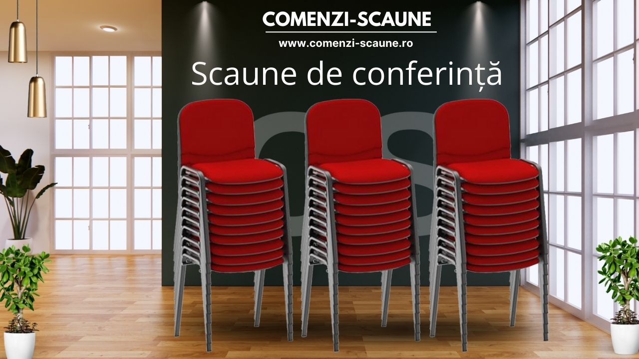 Scaune de conferință suprapozabile și stivuibile de la Comenzi Scaune