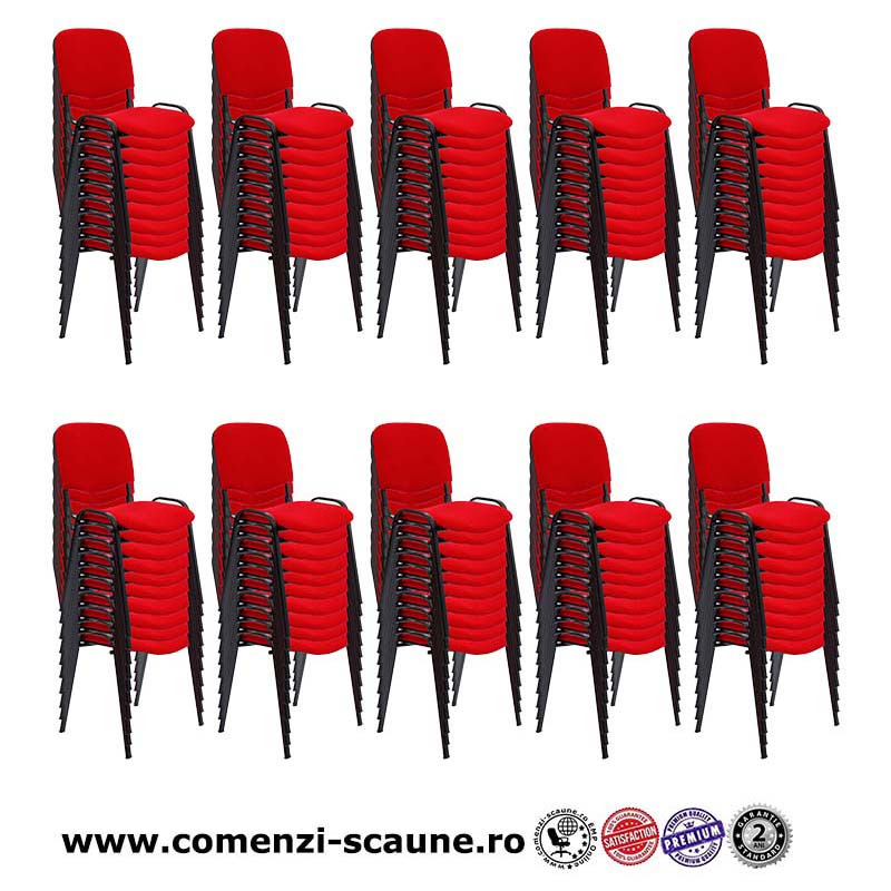 Set 100 de scaune pentru diverse evenimente-rosu C02