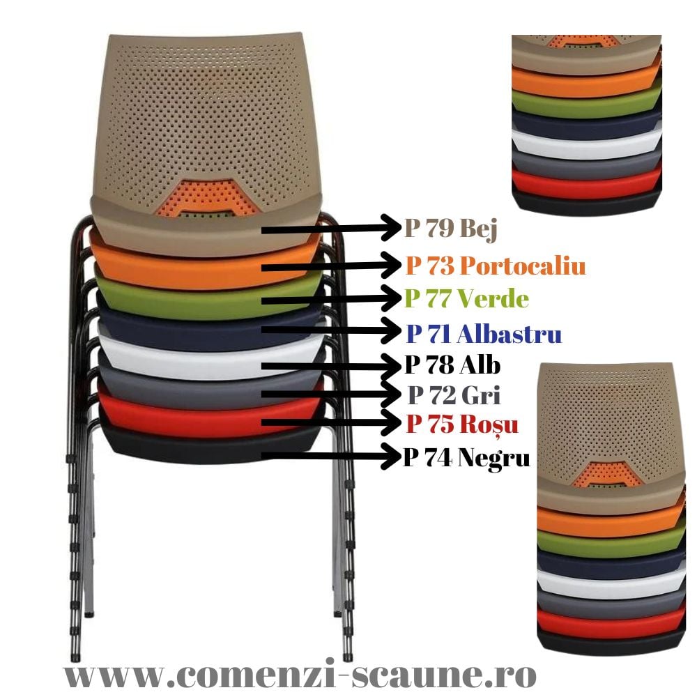 8 culori scaune de conferință, vizitatori model Strike 2131